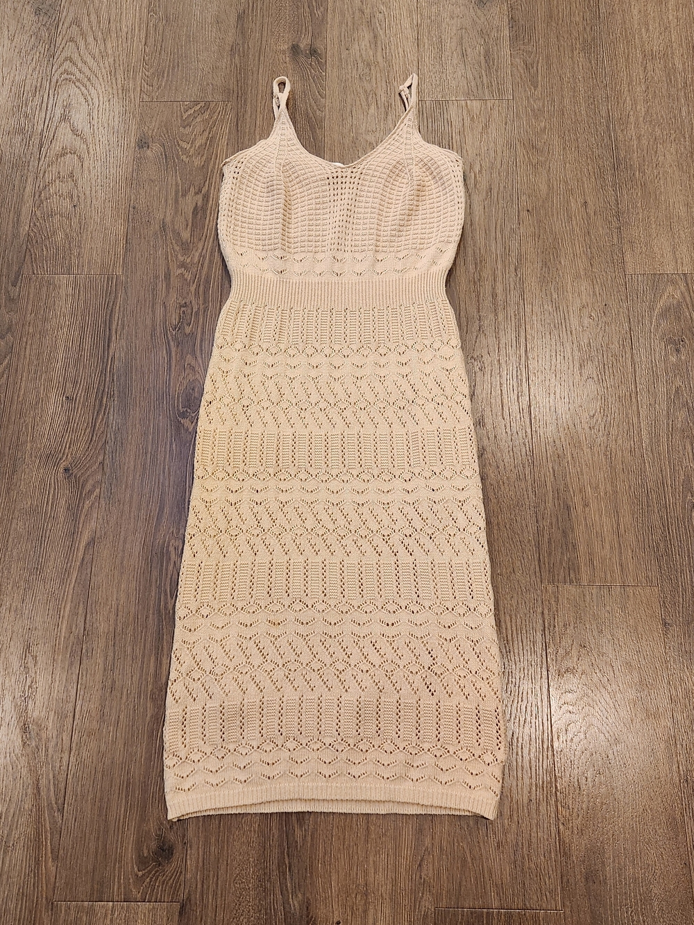 Vintage Inspired Freshman 1996 Crochet Midi Dress - Large